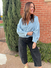 Load image into Gallery viewer, PREORDER: Dylan Denim Blouse
