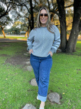 Load image into Gallery viewer, PREORDER: Aspen Striped Sleeve Sweater in Four Colors
