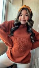 Load image into Gallery viewer, PREORDER: Pumpkin Spice Corn Maze Embossed Sweatshirt
