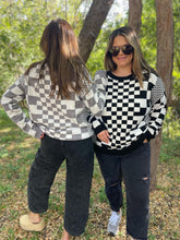 Load image into Gallery viewer, PREORDER: All Checkered Out Sweater in Four Colors
