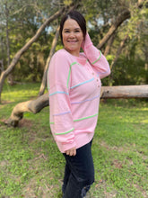 Load image into Gallery viewer, PREORDER: Just Too Good Rainbow Striped Sweater in Two Colors
