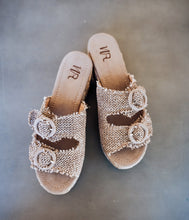 Load image into Gallery viewer, Eriwen Buckle Wedge in Taupe
