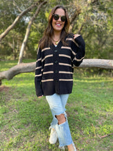 Load image into Gallery viewer, PREORDER: Brooks Striped Cardigan
