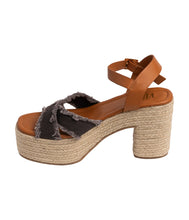 Load image into Gallery viewer, Nana Platform Sandals in Black
