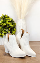 Load image into Gallery viewer, Tarim Bootie in White Croc
