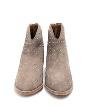 Load image into Gallery viewer, Twilight Studded Heeled Ankle Boot in Taupe
