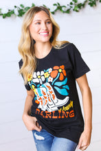 Load image into Gallery viewer, Black Cotton HOWDY DARLING Graphic Tee
