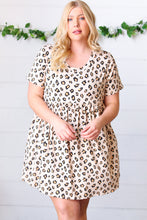 Load image into Gallery viewer, Leopard Fit and Flare Pocketed Dress
