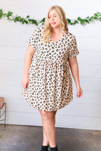 Load image into Gallery viewer, Leopard Fit and Flare Pocketed Dress
