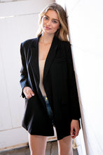 Load image into Gallery viewer, Midnight Lapel Collar Blazer Suit Jacket
