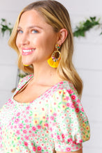 Load image into Gallery viewer, Canary Boho Rhinestone Tassel Gold Drop Earrings
