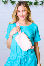 Load image into Gallery viewer, Blush Nylon Zipper Buckle Belt Sling
