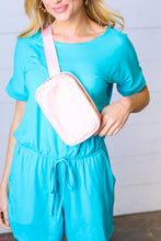 Load image into Gallery viewer, Blush Nylon Zipper Buckle Belt Sling
