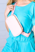 Load image into Gallery viewer, Blush Nylon Zipper Buckle Belt Sling
