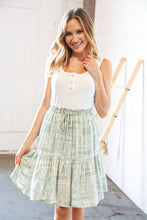 Load image into Gallery viewer, Cream Pointelle Button Detail Boho Elastic Frill Waist Dress
