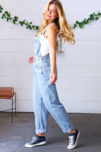 Load image into Gallery viewer, Light Medium Denim Overalls
