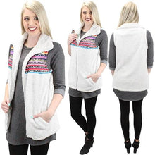 Load image into Gallery viewer, The Perfect Serape Sherpa Vest
