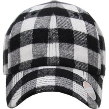 Load image into Gallery viewer, The Perfect Buffalo Plaid Hat in White
