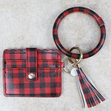 Load image into Gallery viewer, My Cute &amp; Convenient Bracelet Wallet in Plaid
