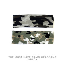 Load image into Gallery viewer, The Must Have Camo Headband 2-pack
