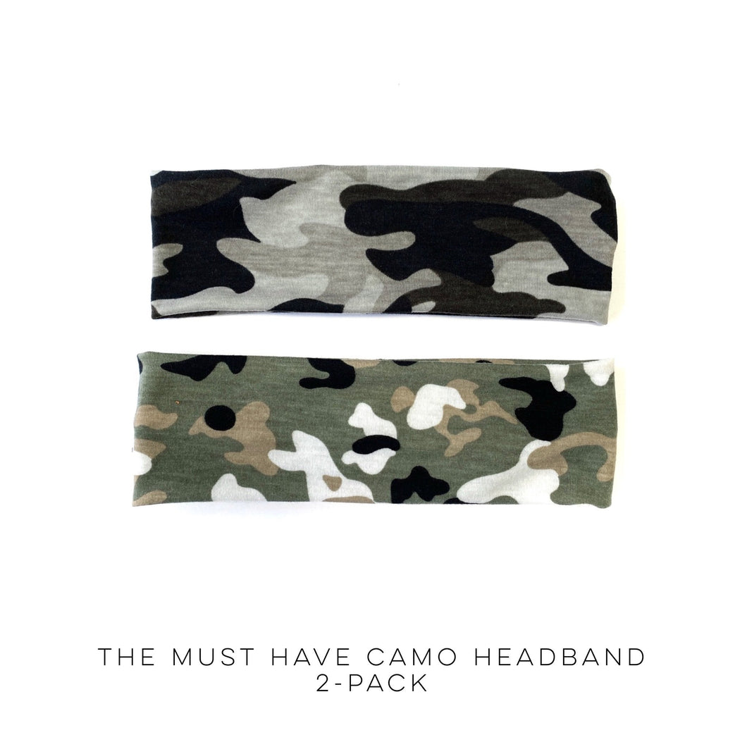 The Must Have Camo Headband 2-pack