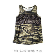 Load image into Gallery viewer, The Camo Bling Tank
