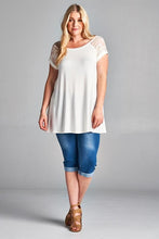 Load image into Gallery viewer, Lace Dreams Tunic in Ivory

