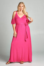 Load image into Gallery viewer, Graceful Beauty Dress in Hot Pink
