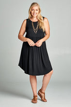 Load image into Gallery viewer, The Little Black Swing Dress
