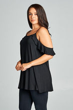 Load image into Gallery viewer, Sweet in the Summertime Top in Black
