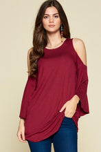Load image into Gallery viewer, Southern Belle Top in Burgundy
