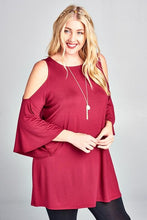 Load image into Gallery viewer, Southern Belle Top in Burgundy
