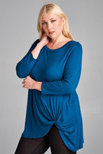 Load image into Gallery viewer, A Twist of Fate Top in Teal
