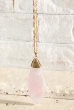 Load image into Gallery viewer, My Natural Stone Necklace in Rose Quartz
