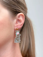 Load image into Gallery viewer, PREORDER: Chocolate Easter Bunny Post Dangle Earrings
