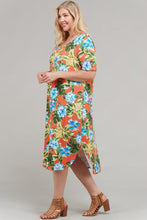Load image into Gallery viewer, Tropical Paradise Midi Dress
