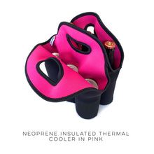 Load image into Gallery viewer, Neoprene Insulated Thermal Cooler in Pink
