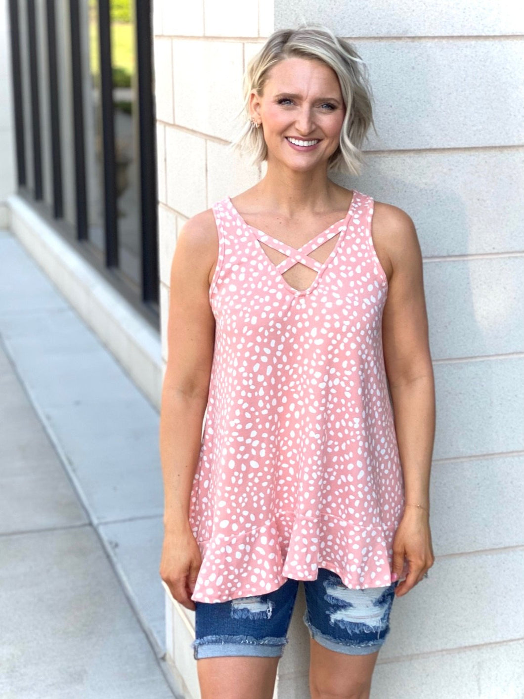 High Expectations Tank in Coral