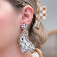 Load image into Gallery viewer, PREORDER: Pearl Bunny Dangle Earrings
