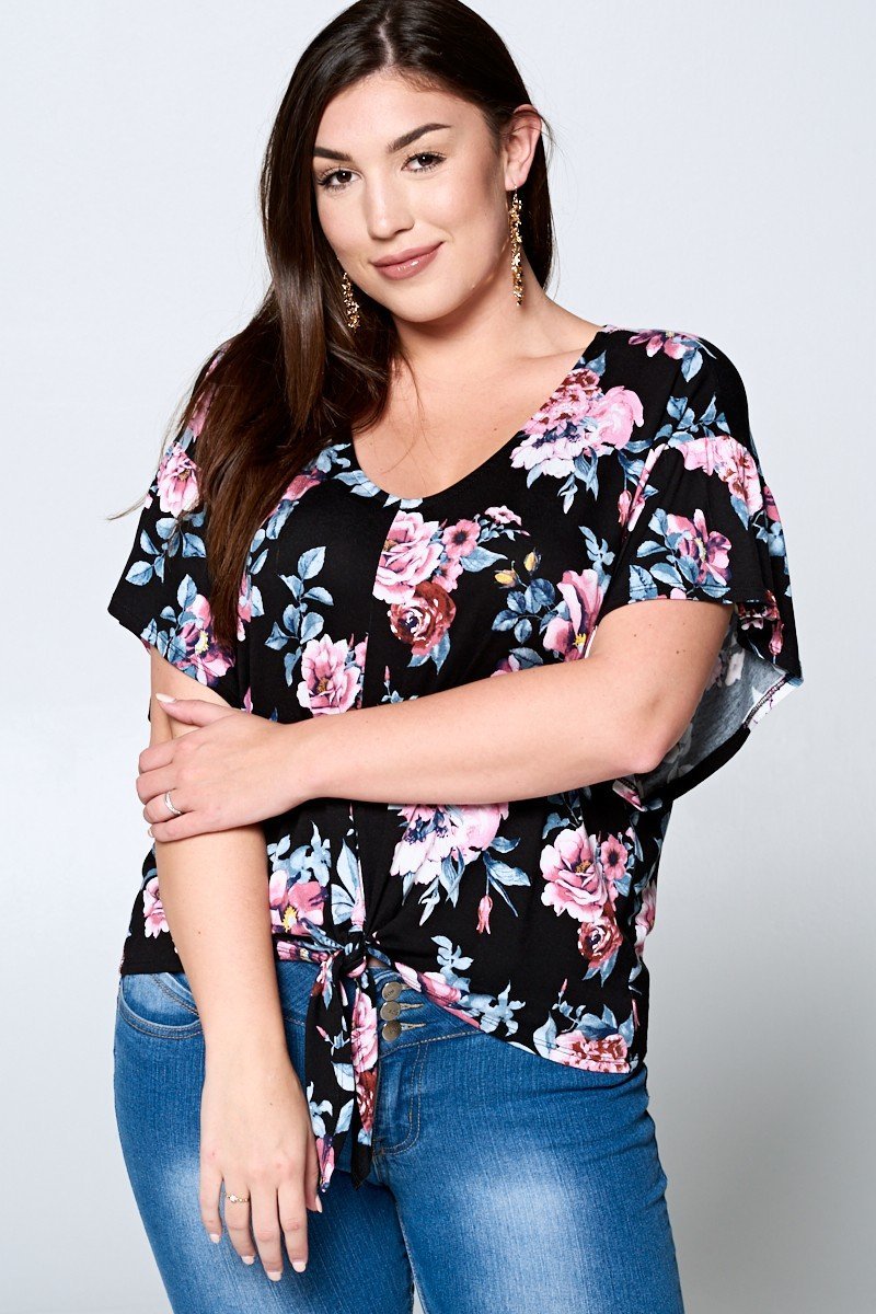 Knot So Fast Floral Top