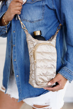 Load image into Gallery viewer, Gotcha Girl Puffer Tumbler Tote in Gold

