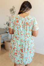 Load image into Gallery viewer, Mint Fields Forever Floral Dress
