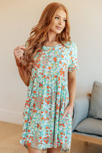 Load image into Gallery viewer, Mint Fields Forever Floral Dress
