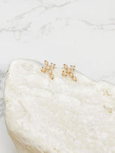 Load image into Gallery viewer, PREORDER: Opal Cross Stud Earrings
