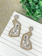 Load image into Gallery viewer, PREORDER: Pearl Bunny Dangle Earrings
