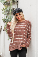 Load image into Gallery viewer, Getting Cozy Chenille Sweater- Taupe
