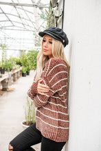 Load image into Gallery viewer, Getting Cozy Chenille Sweater- Taupe
