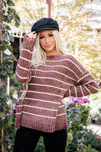 Load image into Gallery viewer, Getting Cozy Chenille Sweater- Taupe
