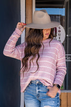 Load image into Gallery viewer, Getting Cozy Chenille Sweater- Pink
