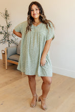 Load image into Gallery viewer, Rodeo Lights Dolman Sleeve Dress in Green Floral
